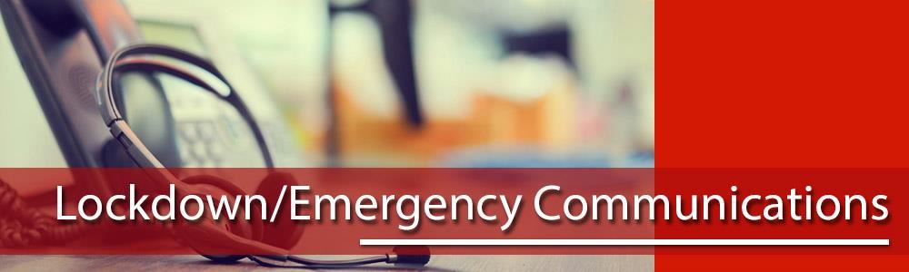 Lockdown/Emergency Communications Web Banner